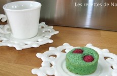 Financier pistache et framboise