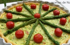 Tarte jardinière au saumon fumé