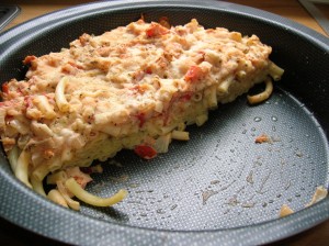 gratin de macaroni, tomates et mascarpone