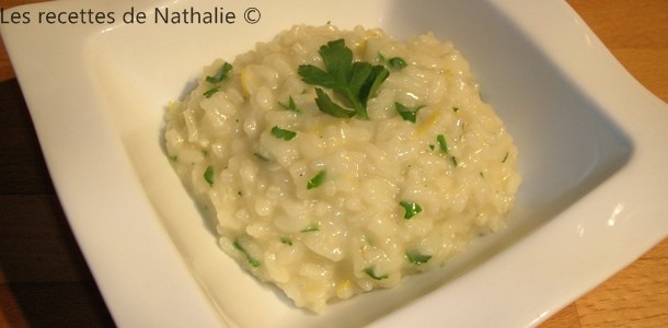 Risotto au citron