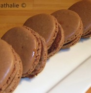 Macarons au chocolat