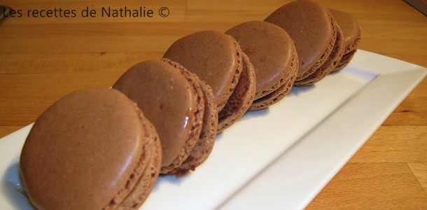 Macarons au chocolat