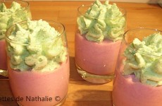 Mousse de beterave et chantilly de roquette