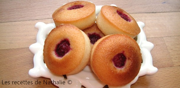 Financiers à la framboise