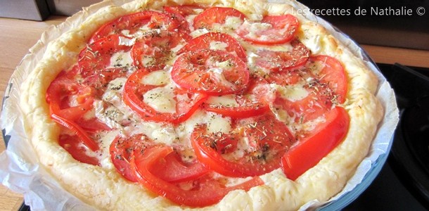 Tarte au Camembert et à la tomate