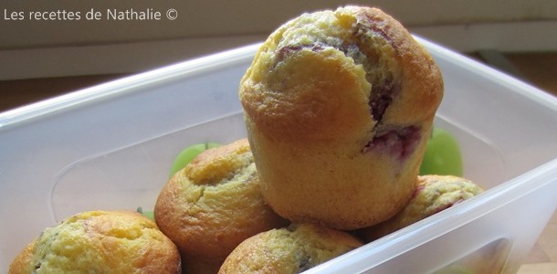 Muffins aux framboises