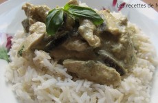 Curry vert de poulet