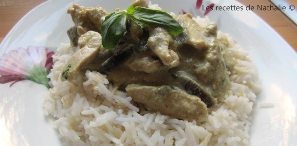 Curry vert de poulet