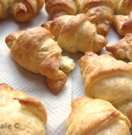 Mini-croissants au saumon et Boursin