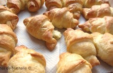 Mini-croissants au saumon et Boursin