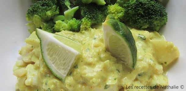 Curry de poisson au citron vert