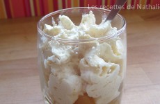 Verrine de poires caramélisées et mousse de foie gras, participation au concours du Défi Culinaire de l’Été du Foie Gras Lafitte