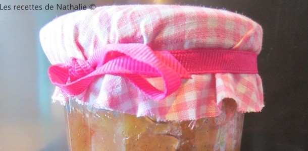 Confiture rhubarbe vanillée