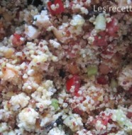 Salade de quinoa (fond de frigo)
