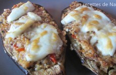 Aubergines farcies au quinoa