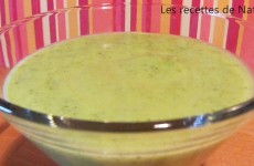 Velouté froid de courgettes à la coriandre