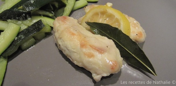 Lapin au citron et vin blanc