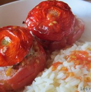 Tomates farcies au veau et jambon - Hyper moelleuses!