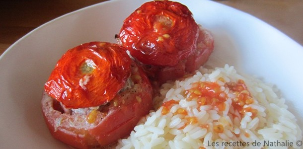 Tomates farcies au veau et jambon - Hyper moelleuses!