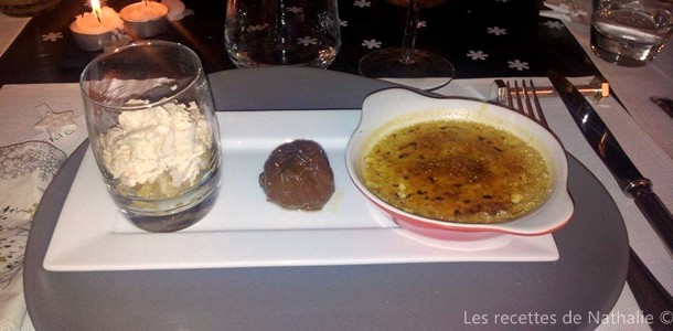 Figues pochées au Monbazillac, farcies au foie gras