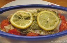 Dorade au pesto en papillote