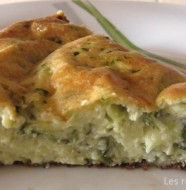 Clafoutis aux courgettes et chèvre