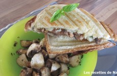 Croque-Monsieur champignons et brebis