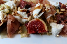 Salade Figues, speck et burrata